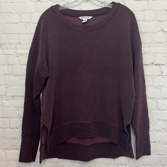 Athleta Coaster Luxe Waffle Sweatshirt - Picture 2 of 11